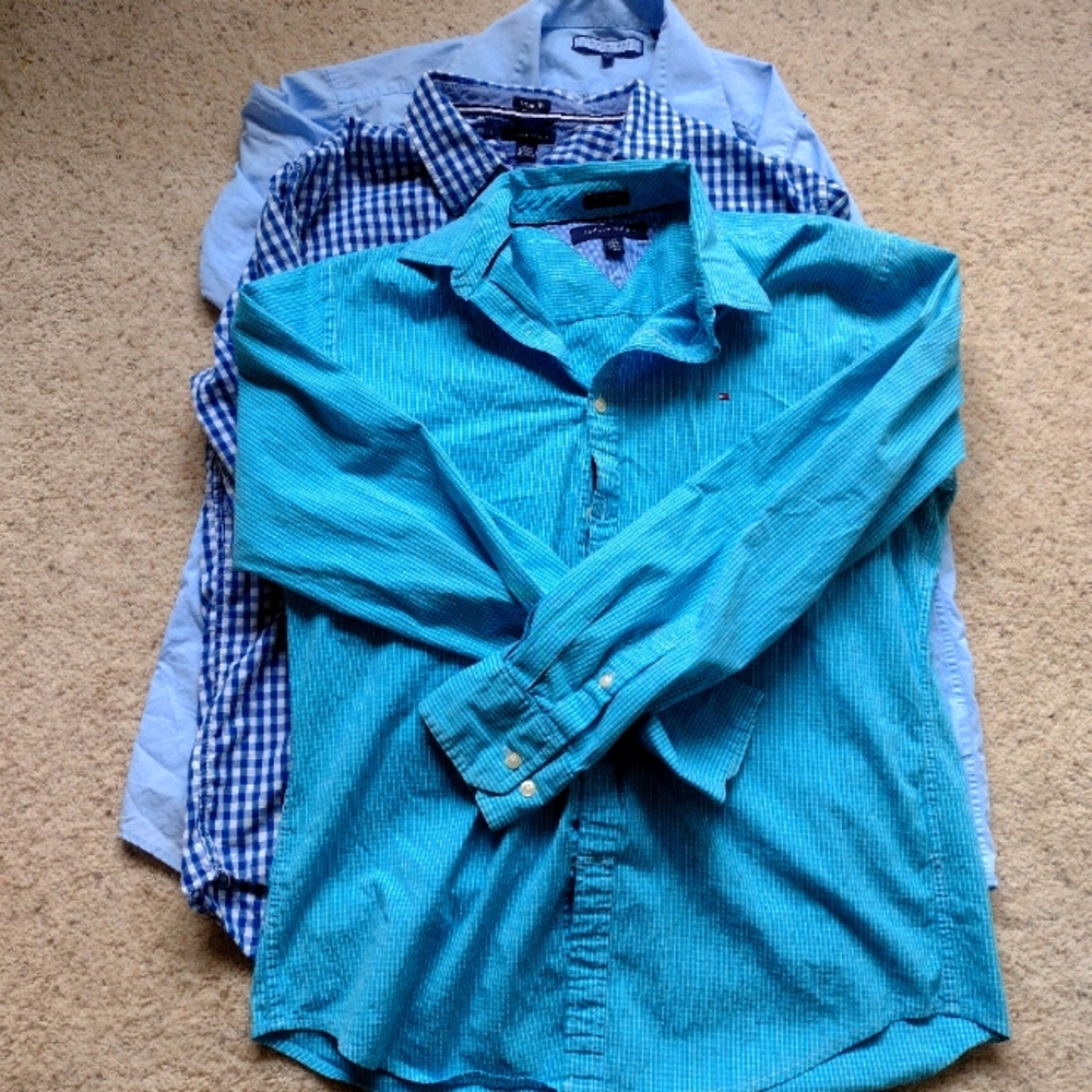 Lot of 3 Large sized Tommy Hilfiger button downs